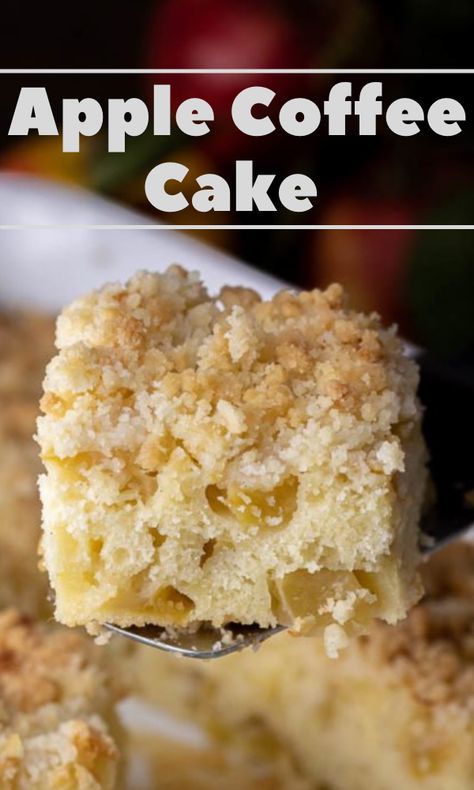 Apple Coffee Cake, Apple Crumb Cakes, Apple Coffee, Coffee Cake Recipes Easy, Apple Coffee Cakes, Streusel Coffee Cake, Coffee Cake Recipe, Moist Cake, Cinnamon Recipes