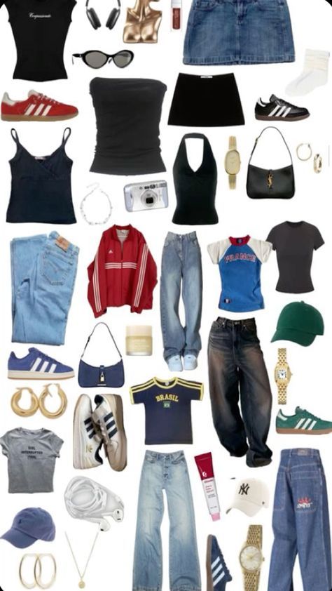 00s Mode, Look Adidas, Most Paused Movie Scenes, Outfit Inspo Summer, Populaire Outfits, Outfit Inspo Casual, Clothes And Shoes, Neue Outfits, Trendy Short Hair