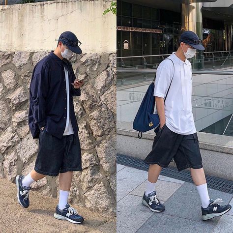 korean outfit inspo Japanese Oversized Fashion Men, Gorpcore Summer Outfits Men, Japan Men Fashion Summer, Gorpcore Summer Outfit, Korean Fashion Men Summer, Japanese Fashion Summer, Japan Men Fashion, Japanese Street Fashion Men, Korean Street Fashion Men