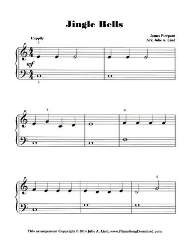 Jingle Bells sheet music Jingle Bells Sheet Music, Christmas Piano Sheet Music, Piano Christmas, Beginner Piano Music, Easy Sheet Music, Christmas Piano, Piano Music Lessons, Music Lessons For Kids, Christmas Sheet Music