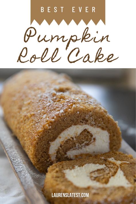 Pumpkin Cake Roll, Pumpkin Roll Cake, Pumpkin Rolls Recipe, Frozen Pumpkin, Pumpkin Cream Cheese, Pumpkin Roll, Pumpkin Cream Cheeses, Fall Foods, Fall Dessert