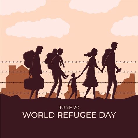 International Migrants Day, Female Street Artist, Refugees Art, Refugee Day, Drawing Themes, World Refugee Day, Horse Skull, Play Poster, Migrant Worker