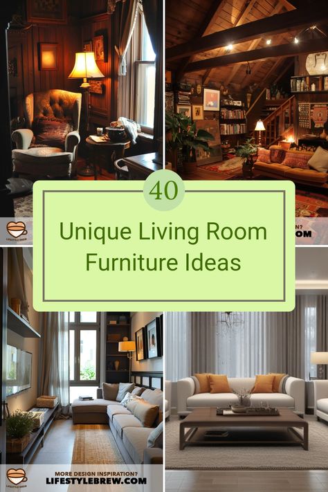 Transform your living space with these stunning furniture ideas! Explore versatile layouts, stylish color schemes, and innovative design selections to elevate your living room. Whether you're on a budget or aiming for luxury, these 40 unique ideas will inspire your next home project. From modern to vintage, find out how the right furniture can not only complement your interior decor but also improve functionality and comfort. Upgrade your space today with easy, stylish solutions suitable for any personal style!