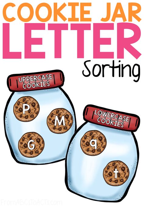 Food Literacy Activities For Preschool, Alphabet Sorting Activities, If You Give A Mouse A Cookie Craft, Cookie Preschool Activities, Alphabet Celebration, Mouse A Cookie Activities, Cookie Activities, Letter Sorting Activities, C Is For Cookie