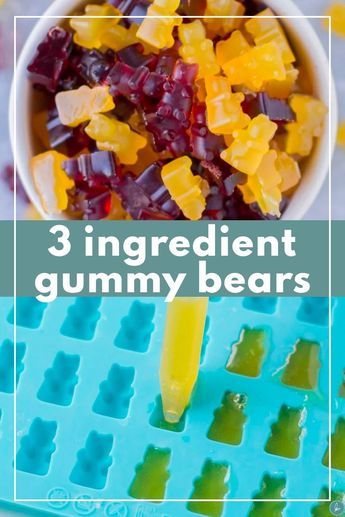 3 Ingredient Gummy Bears are a gut healthy, gluten + refined sugar free, paleo treat that are perfect for those who have a serious sweet tooth. Homemade with only 3 ingredients and done in less than 15 minutes - you'll love them! They're better than fruit snacks! Check out the post for videos on how to make them. Homemade Immunity Gummies, Dye Free Gummies, Homemade Fruit And Veggie Gummies, Homemade Gummies With Agar, Fruit Snacks Recipe, Fruit Chews Recipe, Homemade Gummies With Juice, Orange Gummy Bears, Healthy Homemade Gummies