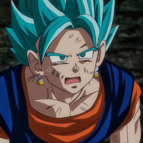 Vegito Pfp, Dragon Ball Z, Dragon Ball, Blue