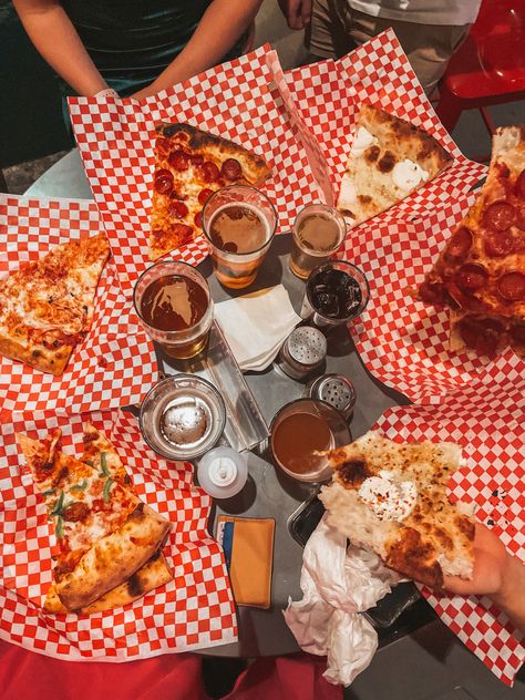 Late night pizza & beer with friends after a celebration 90s Pizza Aesthetic, Retro Pizza Aesthetic, Aesthetic Pizza Night, Friends Eating Pizza Aesthetic, Old Pizza Shop, Small Town Pizza Shop, Fall Pizza Party, Pizza Pop Up Shop, Pizza Boxes Aesthetic