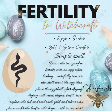 Egg Fertility Spell, Spells For Fertility, Herbs For Fertility Witchcraft, Herbs For Fertility Spell, Spell Jar For Fertility, Egg Shell Uses Witch, Spell For Fertility, Fertility Spell For Someone Else, Fertility Spells For Someone Else