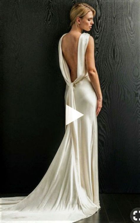 ▷▷ prom dresses red, formal dresses, prom dress ideas, prom dresses pink..!! Low Back Elegant Wedding Dress, Silk Sleek Wedding Dress, Wedding Dress Pearl Back, Back Less Wedding Dresses, Wedding Dress Sleek Elegant, Chic Long Sleeve Wedding Dress, Silky Open Back Wedding Dress, Old Glamour Wedding Dress, Classy Low Back Wedding Dress