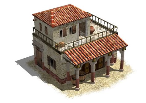 Roman Inspired House, Minecraft Roman House, Ancient Rome House, Roman Architecture House, Roman House Design, Roman Atrium, Rome Houses, Roman Buildings, Roman House