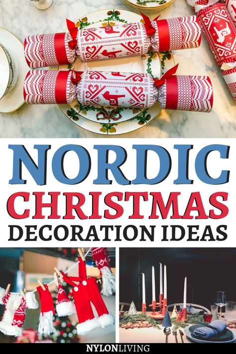 Ready for your home to have a Scandinavian Christmas makeover? Here are some easy tips to add Nordic Christmas decor and Scandi Christmas style to your home for a totally Hygge Christmas. What do you need for a stylish Nordic Christmas? Discover it right away! #scandinavianchristmas #nordicchristmas #christmasdecorations Nordic Christmas Decor, Scandinavian Christmas Diy, Swedish Christmas Decorations, Christmas Scandinavian Style, Nordic Christmas Decorations, Norway Christmas, Viking Christmas, Scandinavian Christmas Ornaments, Dickens Christmas