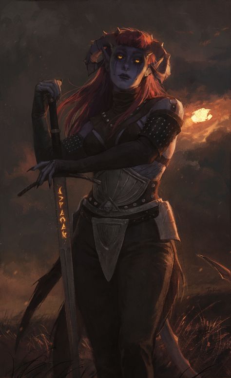 Tiefling Female, Castlevania Anime, Pathfinder Character, Dungeons And Dragons Characters, Dnd Art, Fantasy Concept Art, Fantasy Rpg, Fantasy Inspiration, Dnd Characters