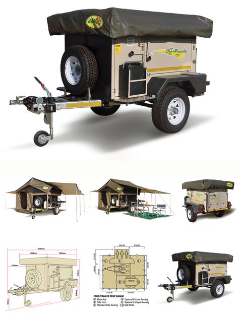 Micro Trailer Campers, Camping Gear Trailer, Camping Trailer Diy, Small Camping Trailer, Diy Camper Trailer, Cargo Trailer Camper, Expedition Trailer, Adventure Trailers, Suv Camping