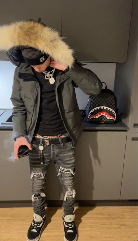 Trap Outfit Men, Uk Roadman Style, Foto Drip, Roadman Style, Takuache Outfits Guys, Winter Drip, Tomboyish Outfits, Uk Drip, Lets Eat