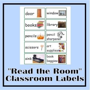 Read the Room classroom labels - great for home or school.  Print in color and laminate for durability.  Designed to assist emerging readers and English language learners to acquire new words.  Also work great as flashcards with visuals. Labels For Classroom, Preschool Labels, Free Classroom Printables, Read The Room, Teaching English Language Learners, Classroom Pictures, Environmental Print, Ell Students, Esl Classroom