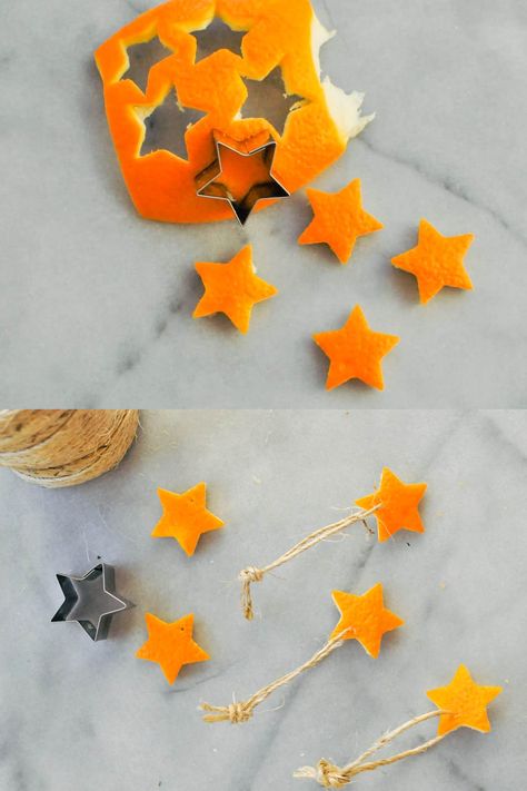 Fall Dried Orange Garland, Orange Slice Crafts, Recycled Holiday Decorations, Winter Solstice Tree Decorations, Diy Recycled Christmas Decorations, Dried Orange Decorations Christmas, Diy Nature Ornaments, Diy Autumn Decorations Home Decor, Citrus Garland Diy