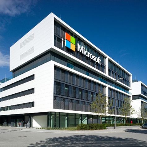 Microsoft Company, Microsoft Headquarters, Cladding Design, Facade Material, Warehouse Design, Facade Cladding, Desain Editorial, Architectural Practice, Exterior Cladding