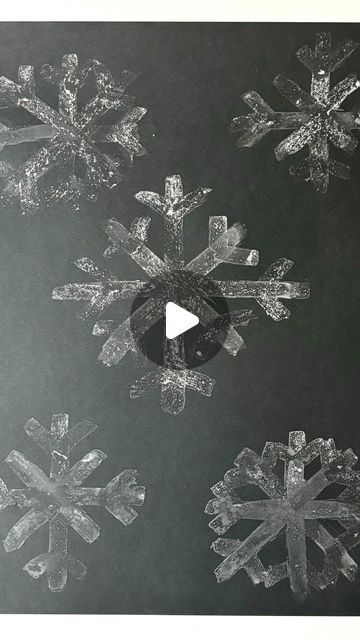 Mel  |  Early Childhood Educator on Instagram: "Salt Painting Snowflake Experiment ❄️   Create salt painting snowflake art by mixing salt with water. Use a paintbrush to draw your unique snowflake, and watch the magic unfold!  *You can use a hairdryer for quicker results.  It’s not just art; it’s a mini winter adventure! Enjoy the process and let your creativity shine. ❄️✨  . . . #sensoryactivity #sensorialactivities #artsandcrafts #diyartsandcrafts #activitiesforkids #kidsactivities #earlychildhoodeducation #playlearningideas #playlearngrow #kidscrafts #diyplayideas #snowflake" Dust Of Snow Drawing, Painting Snowflakes, Snowflake Art, Early Childhood Educator, Alzheimers Activities, Salt Painting, Snowflakes Art, Enjoy The Process, Winter Adventure