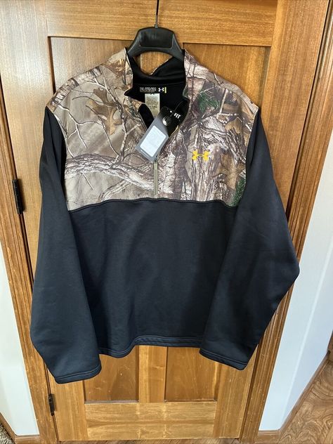 NWT Mens Under Armour Camo Quarter Zip Pullover Lightweight Jacket Size 2XLarge | eBay Western Christmas Gifts, Country Outfits For Men, Southern Clothes, Ariat Clothing, Southern Accessories, Country Fits, Western Fits, Casual Country Outfits, Western Stuff