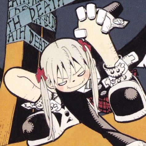 Maka Albarn, Soul Eater Manga, Soul And Maka, Soul Eater, 만화 캐릭터, Art Inspiration Drawing, Funky Art, Cartoon Art Styles, Cute Icons