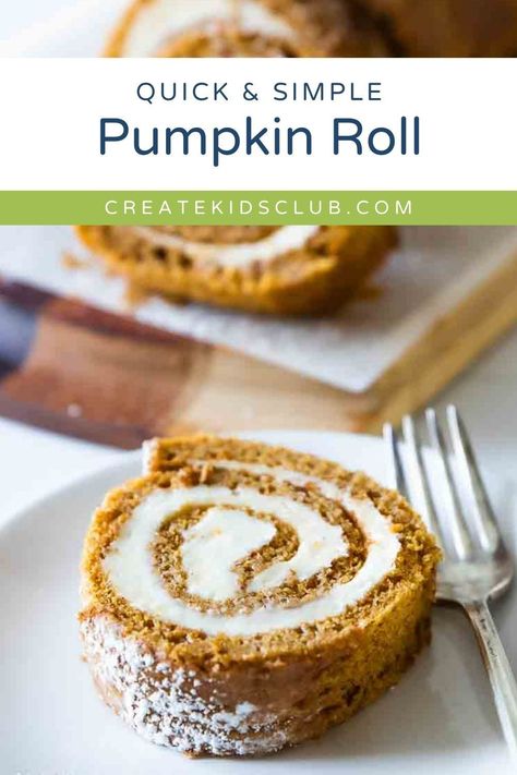 Our gluten-free pumpkin roll is a fall favorite! This easy pumpkin roll recipe is a moist pumpkin cake rolled with a delicious cream cheese filling to create the perfect dessert for the holiday season! Pumpkin Cake Filling, Gluten Free Pumpkin Roll, Pumpkin Roll Recipe Easy, Pumpkin Roll Recipe, Roll Food, Pumpkin Rolls, Pumpkin Rolls Recipe, Thanksgiving Desserts Table, Best Gluten Free Desserts