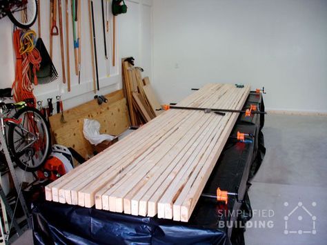 Heavy Duty Workbench Workbench Top Ideas, Garage Countertop Ideas, Heavy Duty Workbench, Garage Redo, Simple Workbench Plans, Workbench Stool, Garage Workbench Plans, Workbench Ideas, Heavy Duty Work Bench