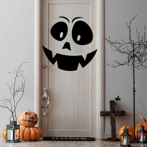 PRICES MAY VARY. Great Value Halloween Decoration:You will receive a set of Halloween demonic expression stickers, which perfectly match the Halloween theme and meet your Halloween decoration needs. Sticking to the door adds some Halloween atmosphere to your entire space Serving Halloween:Our Halloween demonic expression stickers set is made of high-quality PVC material, which is strong and easy to use, not easy to tear, has clear pattern printing, beautiful appearance, and is not easy to fade. Halloween Doorway, Halloween Door Decorations Classroom, Porta Halloween, Black Horror, Horror Funny, Office Halloween Decorations, Daycare Decor, Scary Eyes, Creepy Halloween Decorations