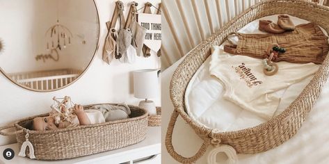 woven changing table basket Changing Table Basket, One Month Baby, Baby Basket, Baby Baskets, Changing Pad, Baby Sleep, Changing Table, Better Sleep, Good Night Sleep