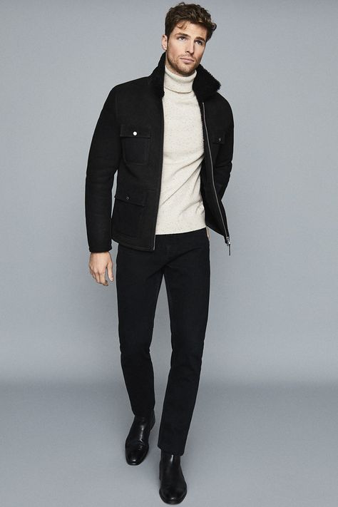 Male Attire Casual, Men’s Black Blazer, Mens Black Jacket Outfit, Black Jacket Men Outfit, Men’s Black Jeans Outfit, Men Black Jeans Outfit, Black Jeans Men Outfit, Black Jacket Outfit Mens, Mens Black Jeans Outfit