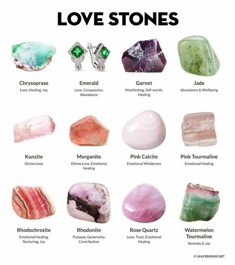 Whether you are seeking romantic love, Divine love, or simply the love of friendship, these are the best gemstones to help you attract and experience more love in your life. Love stones help heal the heart and open the channels of giving and receiving so your heart is ready to be open to new love. Crystals for love also support emotional healing and resilience. They help you resolve patterns that block love and create new patterns that support healthy connection and stable relationships. Crystals For Relationship Healing, Crystals For Love Spells, Crystals To Give To Boyfriend, Crystals For Attraction, Love Crystals Attract, Stones For Self Love, Gemstones For Love, Crystal For Love And Relationships, Crystal For Relationship