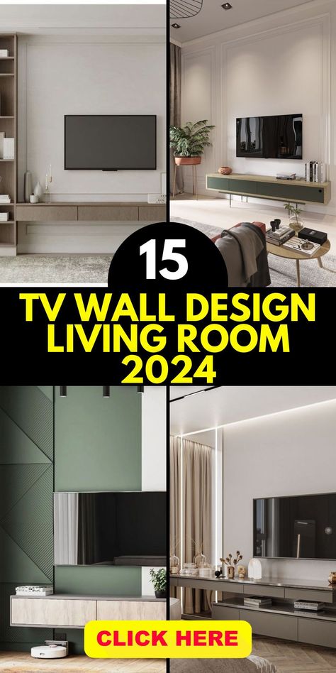 Elevate the aesthetics of your living room with tv wall design living room 2024, where the modern design sensibilities meet timeless elegance. These designs, ideally suited for spaces with high ceilings, ensure your living area is both grand and stylish, a true testament to sophisticated living. Tv Unit Sunmica Combination, Tv Wall Design Living Room, Wall Design Living Room, Living Room 2024, Modern Tv Room, How To Make Decorations, Tv Wall Design, Wall Designs, High Ceilings