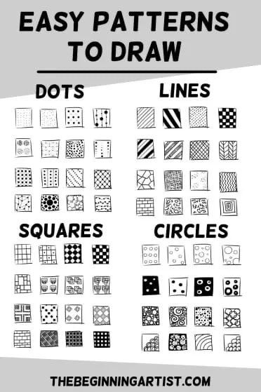 Cool Patterns To Draw, Drawing Ideas Step By Step, Patterns To Draw, Easy Patterns To Draw, Easy Drawing Ideas, Doodle Doodle, Zen Doodle Patterns, Easy Patterns, Easy To Draw