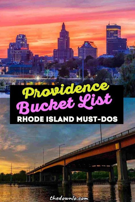 The best things to do in Providence Rhode Island, how to get to providence from boston (take the amtrak train!), providence airports, ferries, day and weekend trips to block island and newport ri, and everything you need to know about waterfire for an east coast weekend road trip. Day Trips From Providence Rhode Island, Fall In Rhode Island, What To Do In Providence Rhode Island, Rhode Island Road Trip, Providence Rhode Island Food, Providence Rhode Island Fall, Rhode Island Things To Do, Rhode Island Providence, Things To Do In Rhode Island