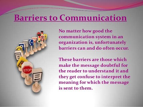 'Slideshow that touches upon barriers to effective communication and gives solutions on how to overcome them: Physical, Perceptual, Emotional, Cultural, Language, Gender.'  7 Barriers To Great Communication Nonverbal Communication, Language Barrier, Good Communication Skills, Flexible Dieting, Forms Of Communication, Communication System, Good Mental Health, Good Communication, Conversation Starters