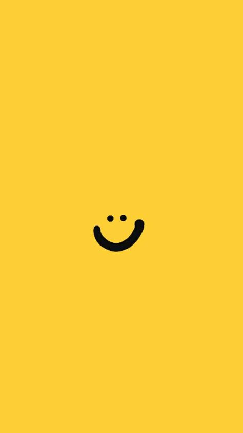 Yellow Smiley Face Aesthetic, Cute Wallpapers Yellow Pastel, Yellow Smiley Face Wallpaper, Cute Yellow Wallpaper Iphone, Simple Yellow Wallpaper, Wallpaper Cow Print, Smiley Wallpapers, Pastel Yellow Wallpaper, Yellow Wallpaper Iphone