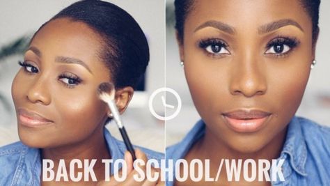 Work Makeup Tutorial, Everyday Makeup For School, Natural Makeup For Teens, Blusher Makeup, Natural Makeup Tips, Makeup Magazine, Best Makeup Tutorials, Contour Makeup Tutorial, Everyday Makeup Tutorials