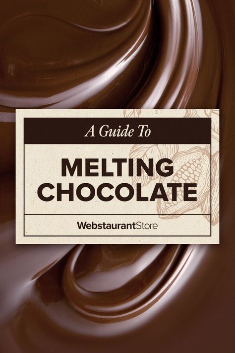 Chocolate with text "a guide to melting chocolate" Melting Chocolate For Dipping, Chocolate For Dipping, Melt Chocolate For Dipping, How To Melt Chocolate, Chocolate Work, Melting Chocolate Chips, Common Questions, Chocolate Dipped, Christmas Treats