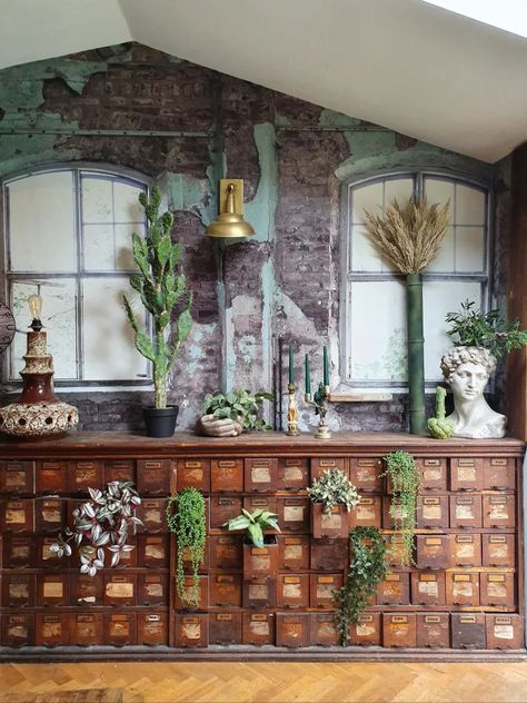 Apothecary now: why antique medical cabinets are just the tonic | Financial Times Apothecary Decor, Antique Vintage Decor, Medical Cabinet, Rustic Inspiration, Country House Design, Apothecary Cabinet, Decor 2024, Brown Furniture, Style Deco