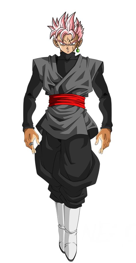 Super Saiyan Rose Gohan Black by obsolete00 on DeviantArt Dbz Super, Goten Y Trunks, Super Saiyan Rose, Goku Drawing, Black Anime Guy, Dbz Characters, Black Goku, Dragon Ball Painting, Dragon Ball Super Wallpapers