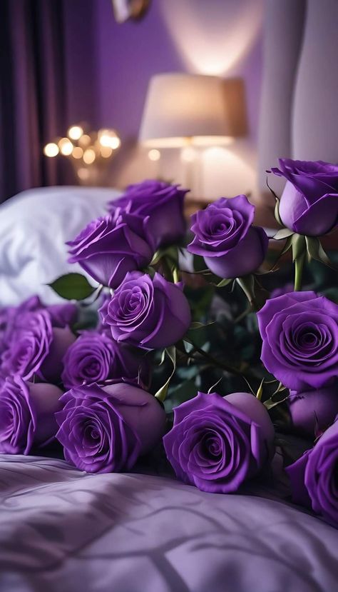 Purple Roses Wallpaper, Purple Flowers Wallpaper, Rose Flower Pictures, Boquette Flowers, Beautiful Flowers Photos, Beautiful Flowers Wallpapers, Beautiful Rose Flowers, Flower Phone Wallpaper, Beautiful Flowers Pictures