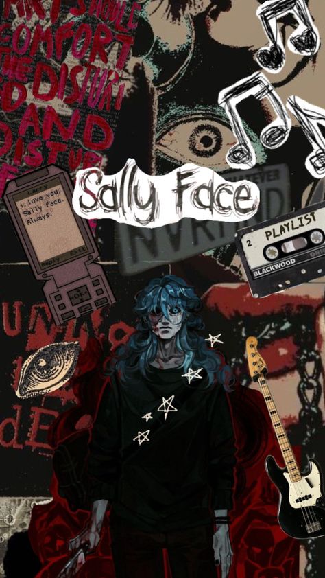 Sf Wallpaper, Sally Man, Wrong People, Sally Face Game, Goth Wallpaper, Sea Wallpaper, Sally Face, Silly Cats Pictures, Silly Faces