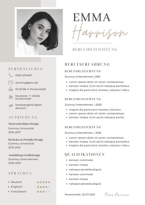 Tabellarischer Lebenslauf Vorlage Word Canva Lebenslauf Schüler Taupe Cv Original Design, Resume Design Inspiration, Cv Original, It Cv, Cv Inspiration, Creative Cv, Professional Resume Template, Job Interview Tips, Beige Boho