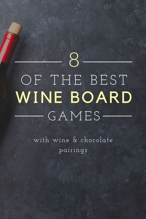 What could be better than wine and board games? This post has quite the list of wine board games for every wine lover you know. These make awesome gifts, date ideas, and fun game nights with friends. #wine #datenight #gifts #boardgames #explorewithtess Wine Board, Blind Wine Tasting, Nights With Friends, Wine Down Wednesday, Wine Games, Chocolate Wine, Chocolate Pairings, Board Game Night, Wine Tasting Party