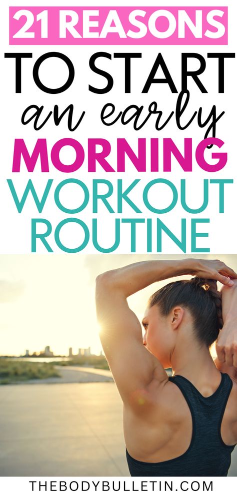 A sunrise with a person working out, highlighting the early morning workout benefits and the morning workout motivation to kickstart a healthy day. Text overlay: Morning workouts for energy and focus. Early Morning Workout Routine, Working Out In The Morning, Exercise In The Morning, Improving Focus, Cardio Workout Routines, Morning Workout Motivation, Quick Morning Workout, Early Morning Workout, Benefits Of Working Out