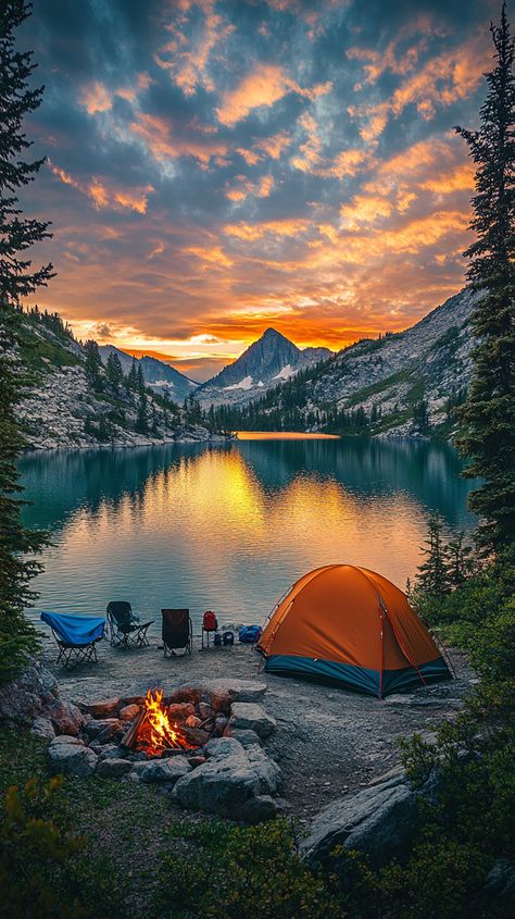 Camping Wallpaper Aesthetic, Camping Wallpaper, Romantic Camping, Camping Scene, Unique Photos, Camping Inspiration, Nature Camping, Camping Photography, Adventure Aesthetic