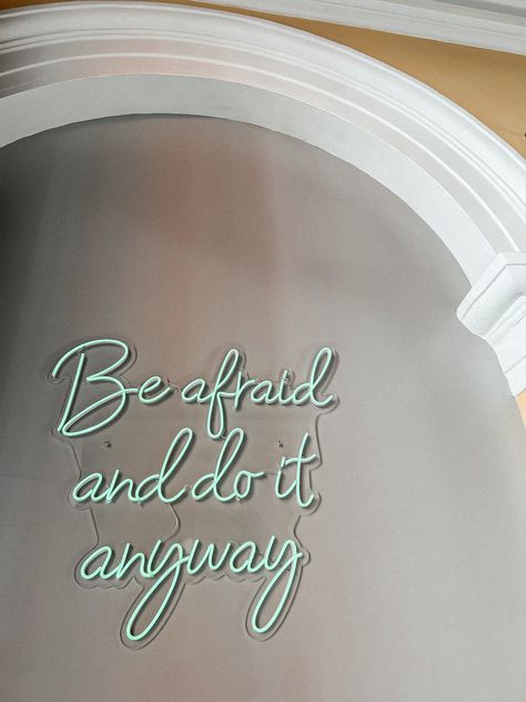 Be afraid and do it anyway Be Afraid And Do It Anyway, Cute Quote, Room Stuff, Do It Anyway, Make It Work, Be Afraid, Cute Quotes, Positive Affirmations, Make It