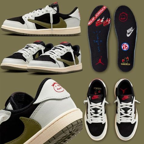 Travis Scott Air Jordan 1 Low, Jordan 1 Low Travis Scott Olive, Travis Scott Olive Outfit, Tenis Travis Scott, Travis Scott Shoes Outfit, Jordans Travis Scott, Travis Scott Olive, Travis Scott 1, Jordan Travis Scott