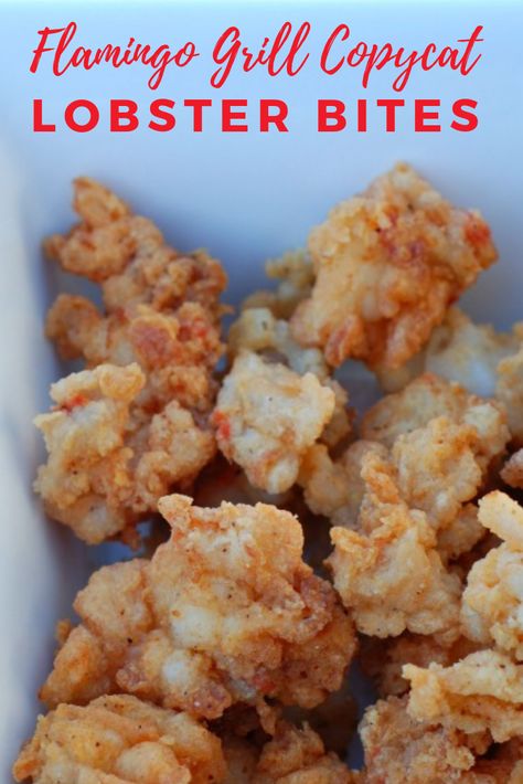 I copied the recipe from my favorite restaurant. Lobster bites are lightly coated and seasoned to perfection. They melt in your mouth! #Lobster #Seafood #Appetizer #PartyFood Fried Lobster Tail Bites, Cracked Lobster Recipe, Deep Fried Lobster Bites, Restaurant Fish Recipes, Lobster Tail Appetizer, Slipper Lobster Recipes, Chicken Fried Lobster, Fish Bites Recipe, Lobster Bites Appetizers