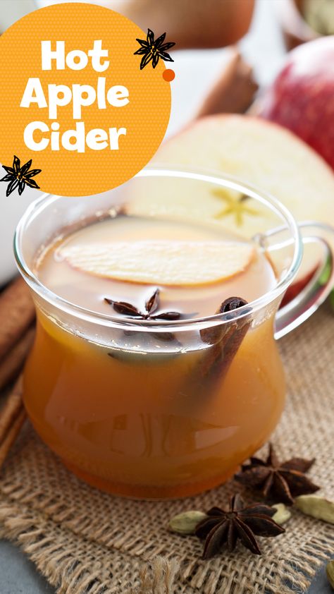 Sugar Free Apple Cider Recipe, Apple Cider Ingredients, Hot Apple Cider Recipe, Spiked Apple Cider, Apple Cider Cocktail, Apple Cider Recipe, Spiced Drinks, Winter Drink, Cider Cocktails