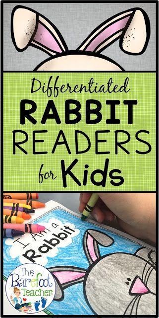 These non-fiction, differentiated readers will go along with the other activities, crafts, and ideas you have planned for your kids this spring. They're perfect for Easter too! Help your Kindergarten or First Grade students develop their reading abilities while learning about rabbits. The last page incorporates writing as students recall facts they learned. Try one out for FREE! #easter #easteractivities #nocturnalanimals #freedownload #kindergarten #firstgrade #writing #emergentreaders Easter Reading Activities, Emergent Readers Kindergarten, Develop Confidence, Easter Kindergarten, Kindergarten Readiness, First Grade Activities, Kindergarten Teaching, Emergent Readers, Kindergarten Writing